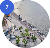 아라뱃길 서해갑문 앞